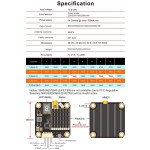 Émetteur vidéo 5.8G AKK 2W VTX FX2-Dominator émetteur audio 250mW/500mW/1000mW/2000mW commuté 5.8Ghz 40CH pour drone de course